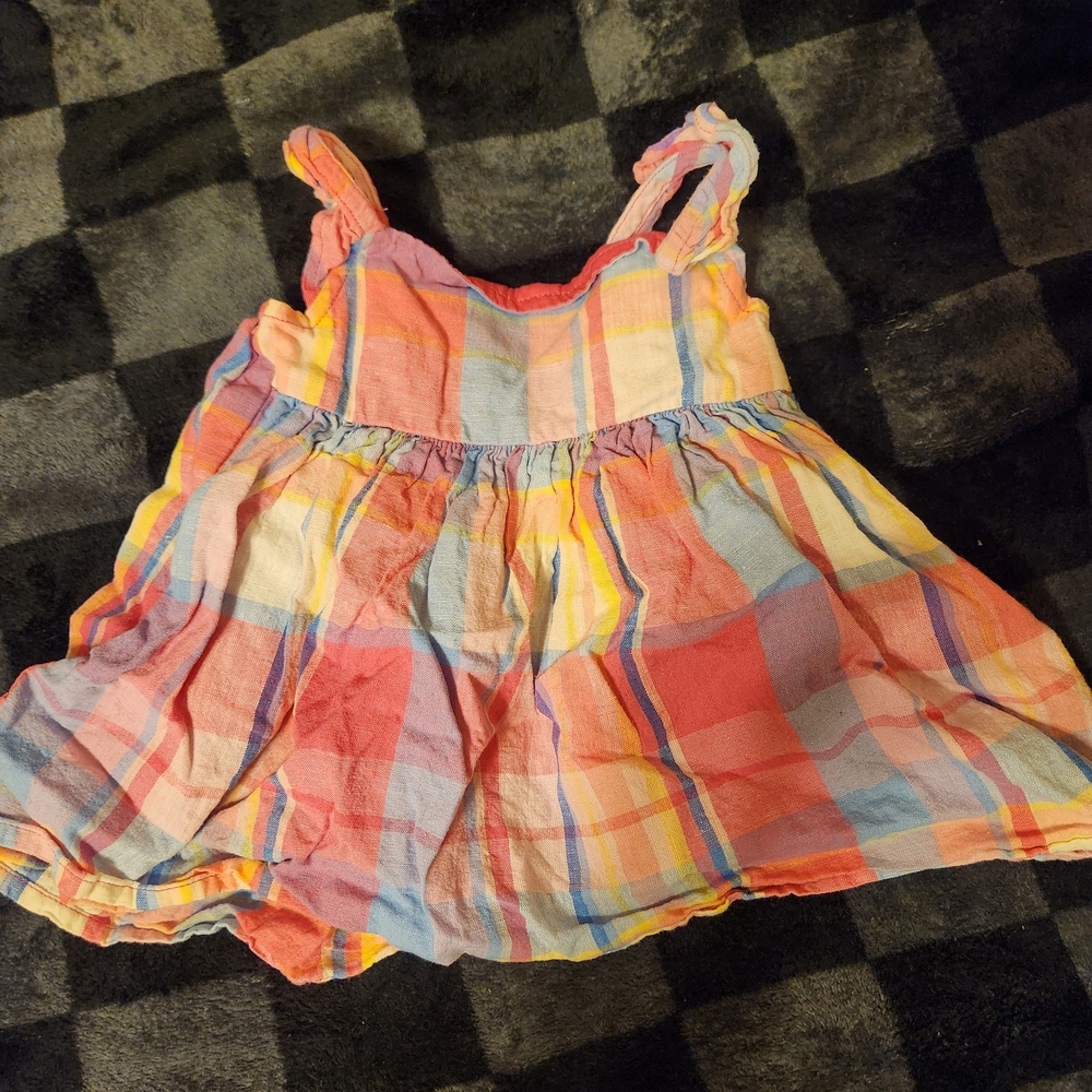 OshKosh B'gosh Pink and Blue Plaid Dress